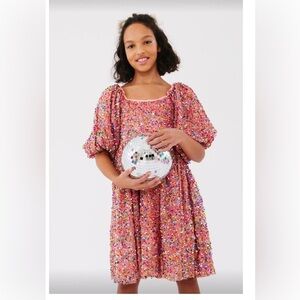 Lola and the boys strawberry sequin dress girls size 10 Worn once like new.